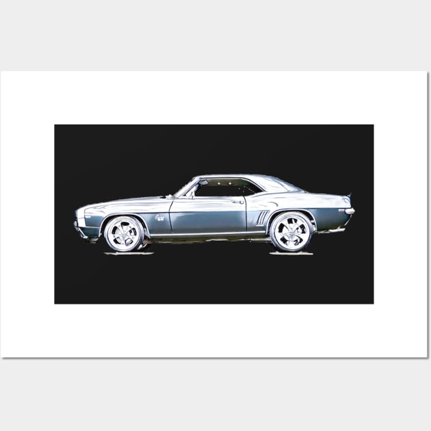 69 Camero Wall Art by blackjackdavey